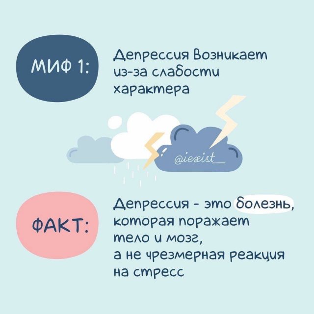 Мифы о депрессии