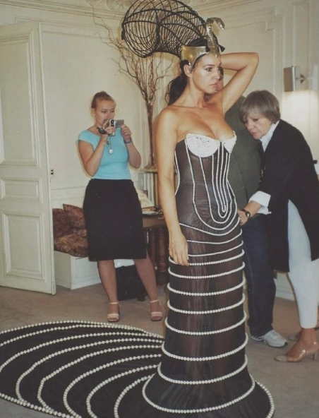 Моника Беллуччи на съемках