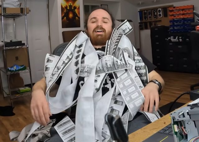 Игра на принтере для чеков