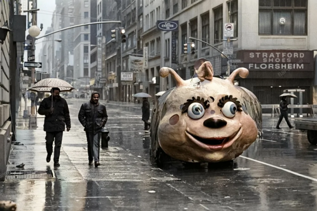 Парад в честь Дня благодарения. Нью-Йорк, 1986 год.