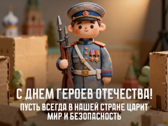 открытки на день героев отечества и россии