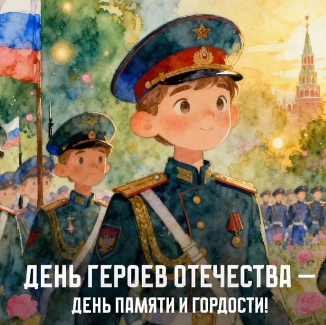 открытки на день героев отечества и россии