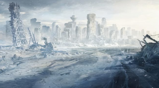 Снег покрывает Камчатку