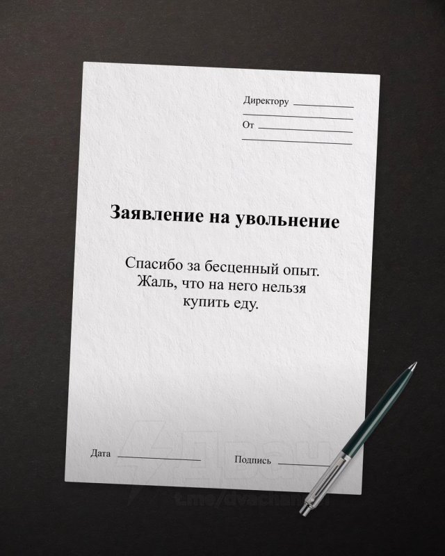 Забавные и жизненные шаблоны формулировок для увольнения