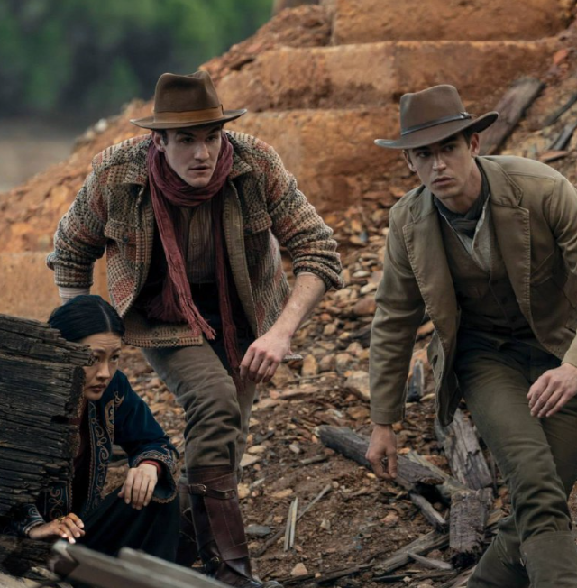 Кадры со съемок «Молодой Шерлок»