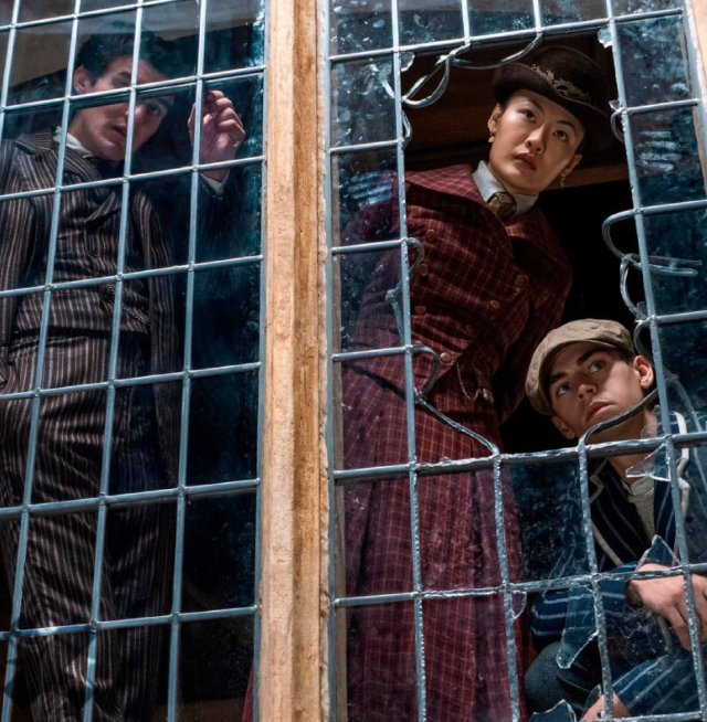 Кадры со съемок «Молодой Шерлок»