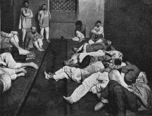 Камера для вытрезвления при московском участке Петербурга, 1910-е годы