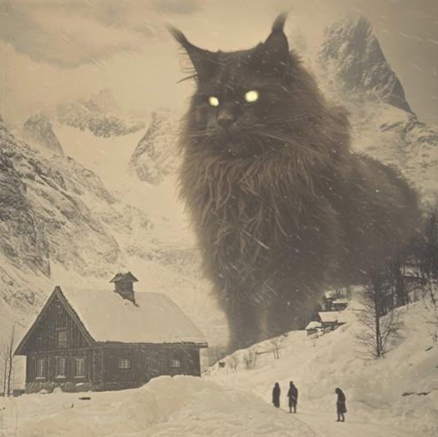 Огромный исландский кот Огромный исландский кот