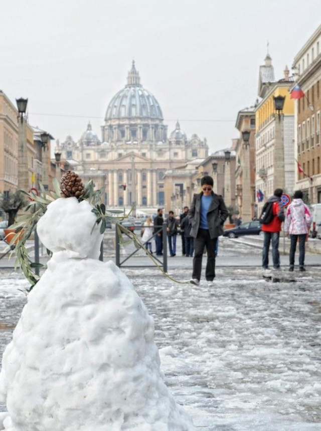 Зима в разных городах