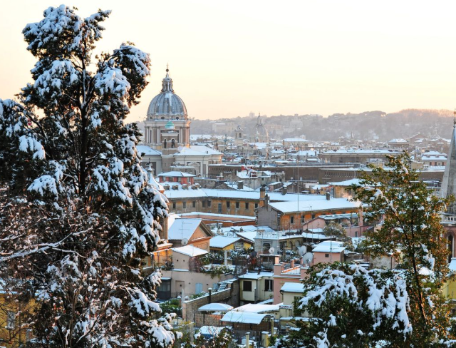 Зима в разных городах