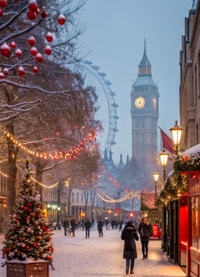 Зима в разных городах