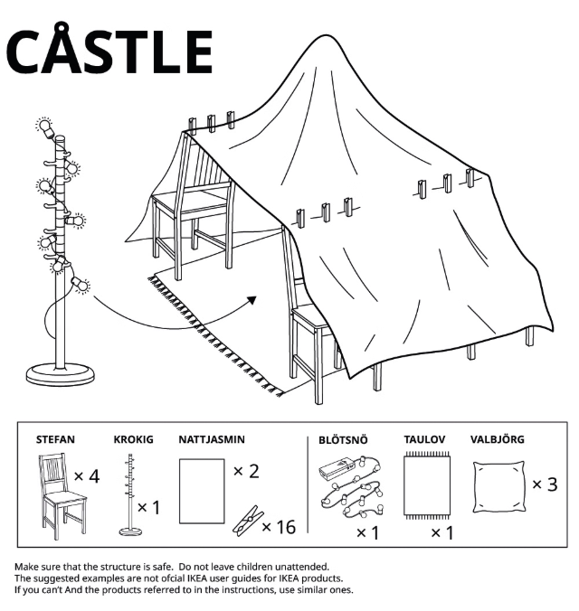 Крепости от IKEA