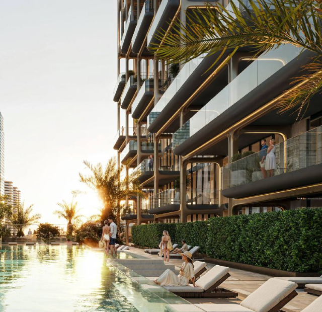 Жилой дом с экзоскелетом