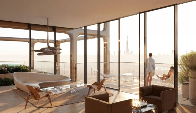 Жилой дом с экзоскелетом