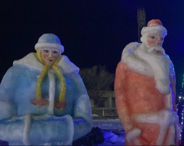 Самый жуткий Дед Мороз обнаружен в Казахстане