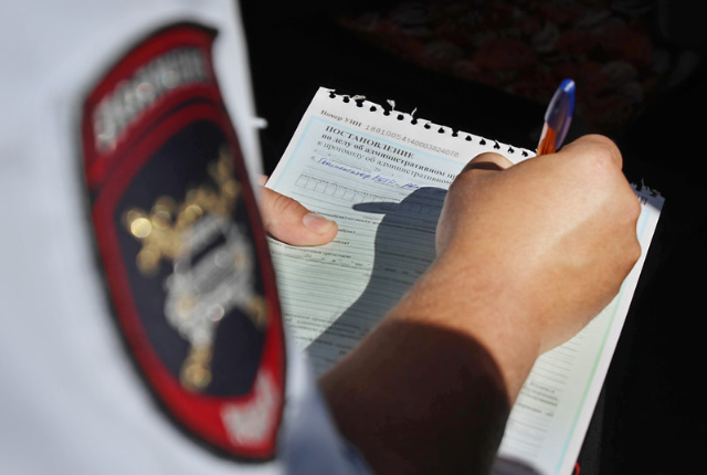 Новогодный подарок для инспектора ГИБДД