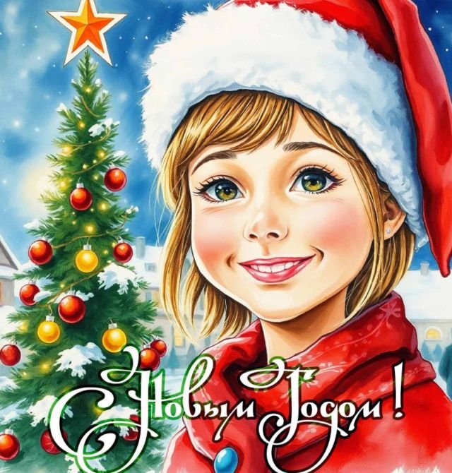 красивые открытки на новый год 2026