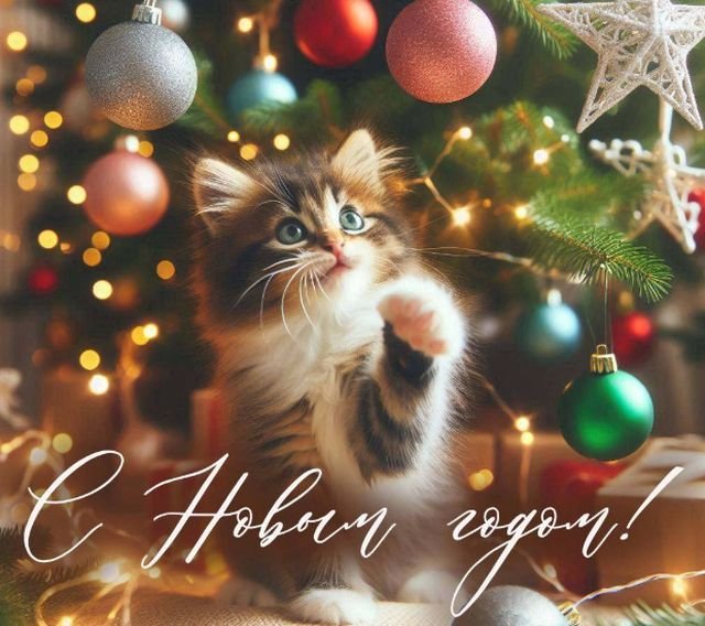 открытки на новый год 2026