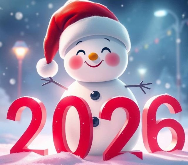 красивые открытки на новый год 2026