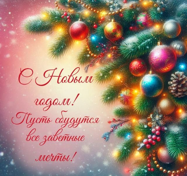 открытки на новый год 2026