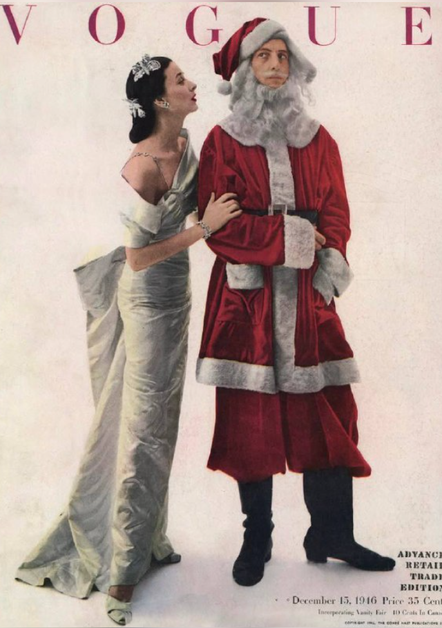 Новогодние обложки Vogue