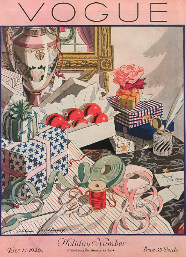 Новогодние обложки Vogue