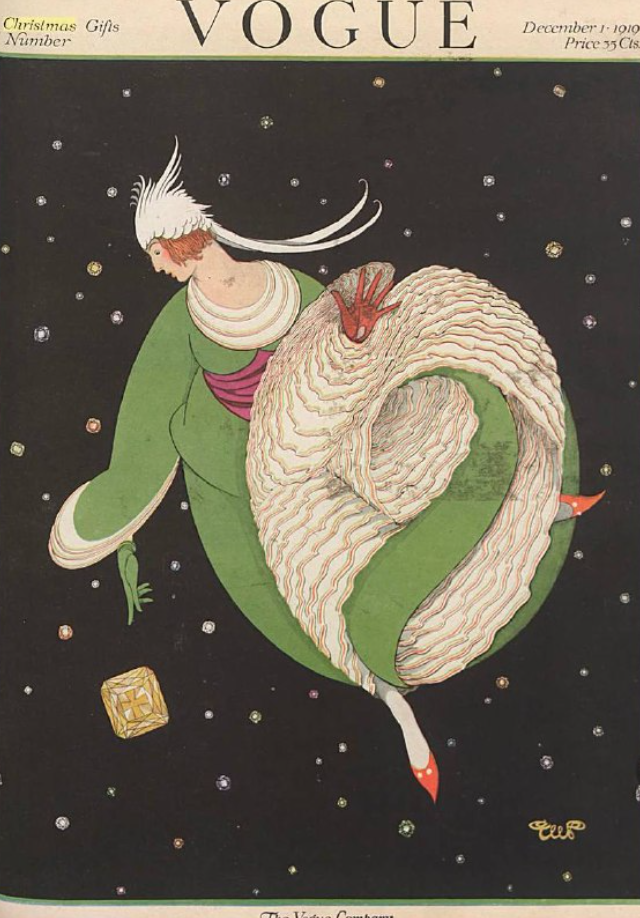 Новогодние обложки Vogue