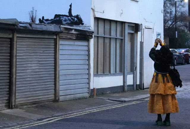 Новые работы Banksy в Лондоне