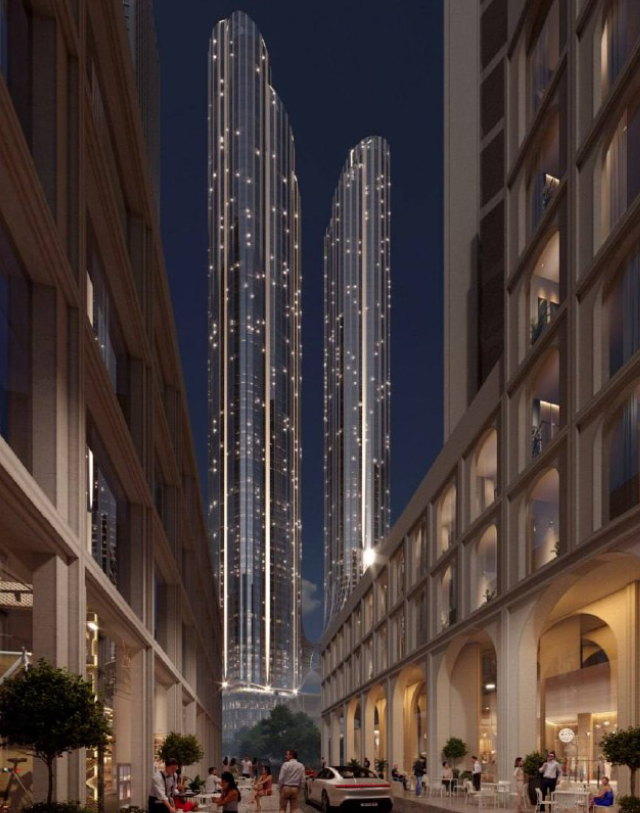 Проект новых небоскребов в Москве