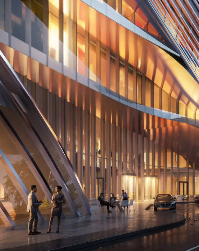 Проект новых небоскребов в Москве