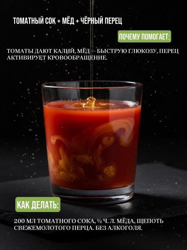 Лучшие антипохмельные напитки показал московский шеф-повар