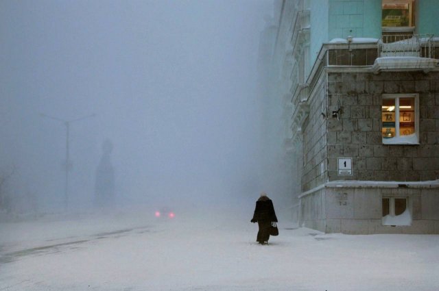 Город Норильск глазами французского фотографа Кристофа Макро