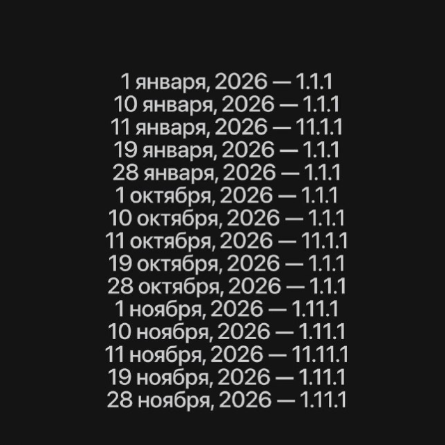 Счастливые даты 2026 года