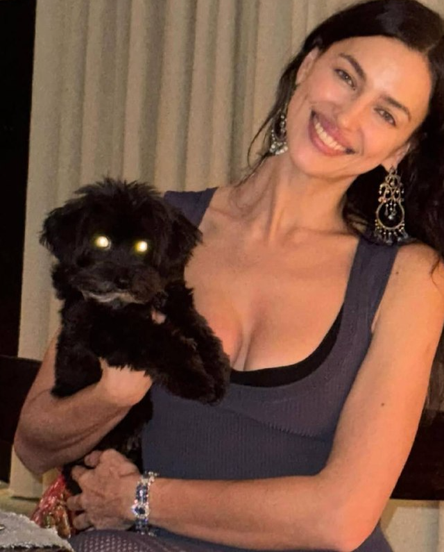 Новый год у Ирины Шейк