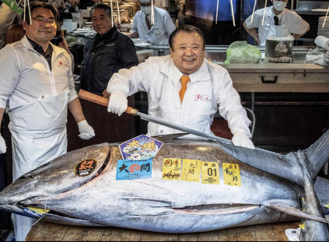 В Японии продали самого дорогого тунца