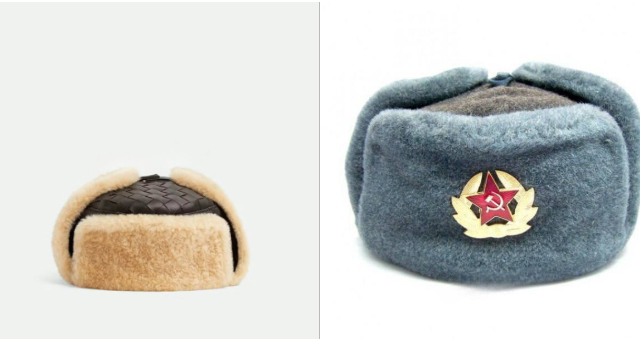 Шапка-ушанка от Bottega Veneta