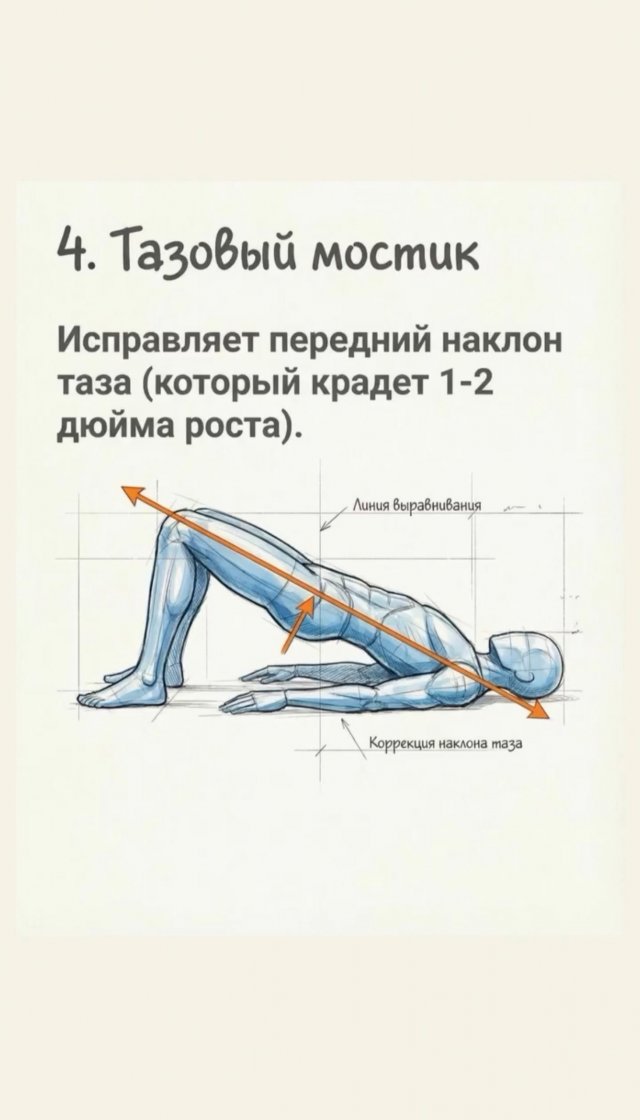 Подборка упражнений, которые помогут увеличить рост, исправить осанку и укрепить мышцы спины