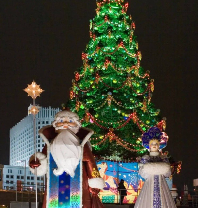 Архив: Новый год в Москве 2008