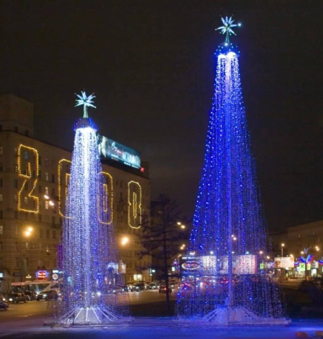 Архив: Новый год в Москве 2008