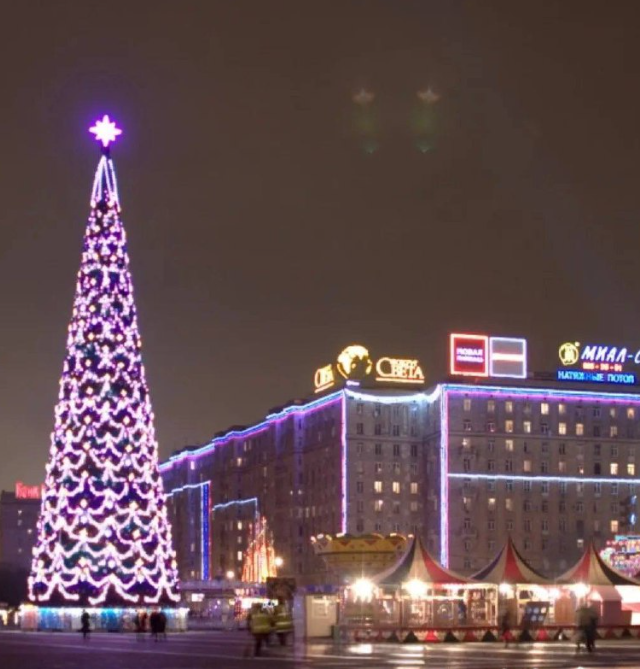 Архив: Новый год в Москве 2008