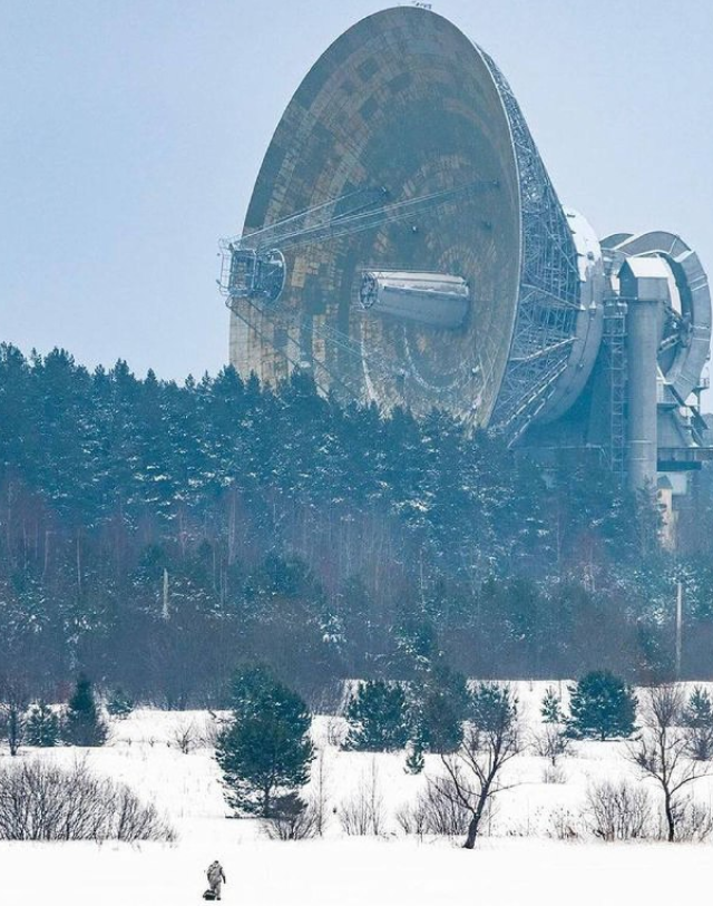Легендарный советский радиотелескоп