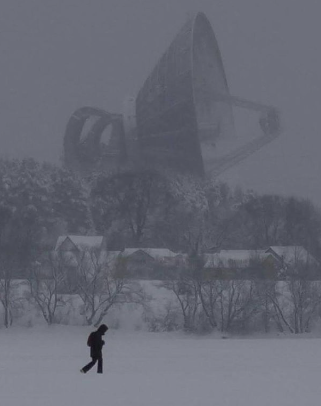 Легендарный советский радиотелескоп