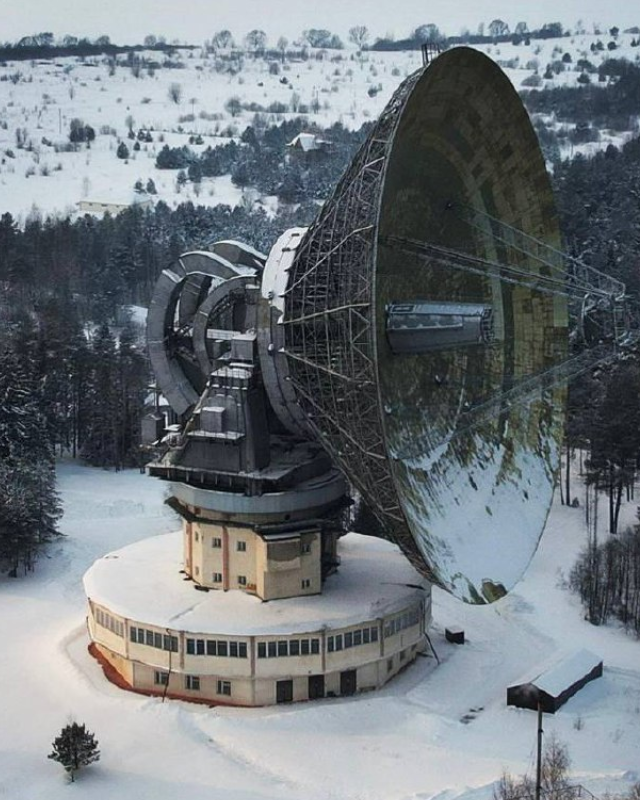 Легендарный советский радиотелескоп