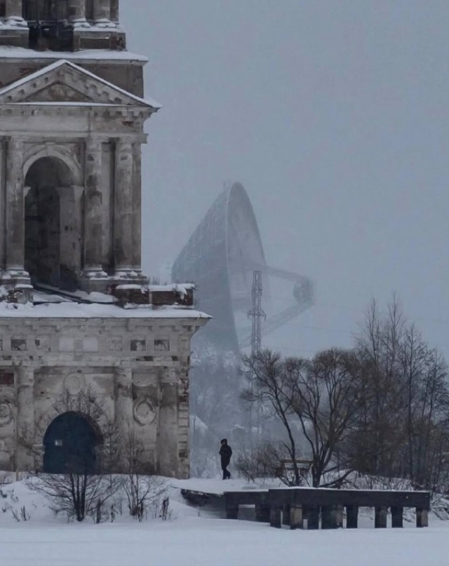 Легендарный советский радиотелескоп