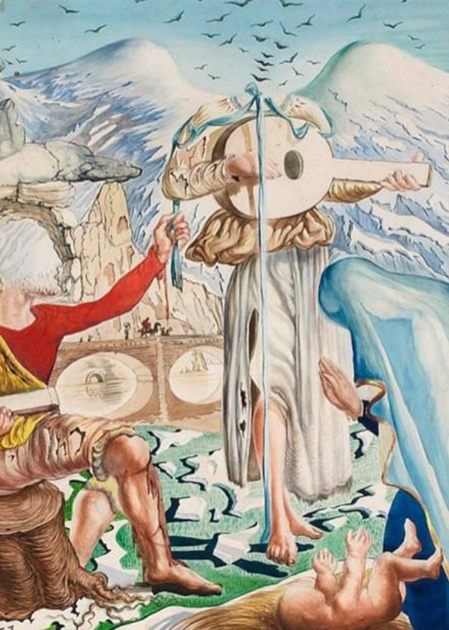 Новогодние открытки от Сальвадора Дали