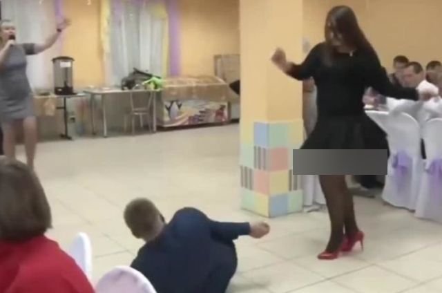 фейл на свадьбе