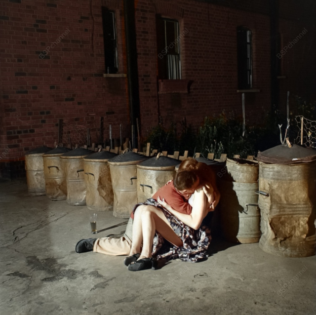 Задний двор. Челси, Англия, 1952 год.