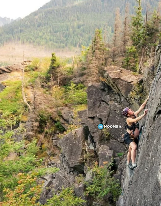 Скалолазание с ребенком