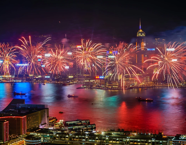 Фейерверки в Китае