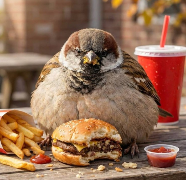 Толстые воробьи в России